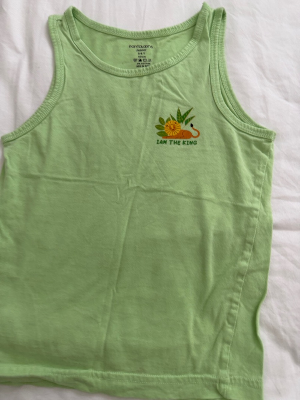 George Grey Tank Top with Colorful Pineapple Graphic - Picture 6 of 7